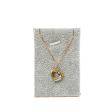 thumbnail Trinity De Cartier Diamond Heart 18K Three Tone Gold Necklace - L'UXE LINK