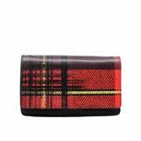 thumbnail flap tote bag fabric mix color phw - L'UXE LINK