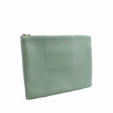 thumbnail zippy  clutch leather blue ghw - L'UXE LINK