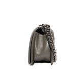 thumbnail Leboy Small Grey Lambskin Galuchat Stingray Bag PHW Seri 27 - L'UXE LINK