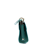 thumbnail crossbody bag in patent lack green ghw - L'UXE LINK