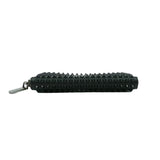 thumbnail long zip wallet with black studs in leather black phw - L'UXE LINK