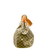 thumbnail Galliera GM White Damier Azur Canvas Shoulder Bag GHW - L'UXE LINK