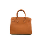 thumbnail birkin 30 in togo gold ghw A stamp