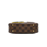 thumbnail Damier Ebene Stories Box Red Leather/Canvas 2018 with Strap - L'UXE LINK