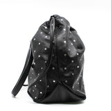 thumbnail black tote with silver stars phw - L'UXE LINK