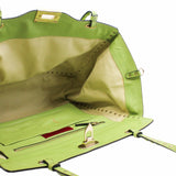 thumbnail tote medium bag with strap green ghw - L'UXE LINK