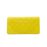 thumbnail long wallet in lambskin yellow ghw seri 21
