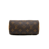 thumbnail Nano Speedy Handbag In Monogram Canvas GHW With Strap - L'UXE LINK