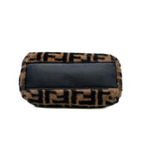 thumbnail Mini Peekaboo Brown Sheepskin Bag GHW With Strap - L'UXE LINK