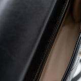 thumbnail flap bag in lambskin black ghw 2018 - L'UXE LINK