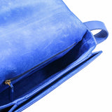 thumbnail side bag leather blue ghw - L'UXE LINK