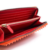 thumbnail zip long wallet orange studs - L'UXE LINK