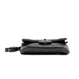 thumbnail belt bag in black lambskin phw