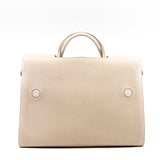 thumbnail Large Diorever In Beige Calfskin Handbag PHW With Strap - L'UXE LINK