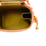 thumbnail Mini Pearl Crush Orange Clair Vanity With Chain GHW Seri P2JUXXXX - L'UXE LINK
