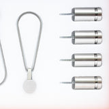 thumbnail scarf hanging system BNIB silver