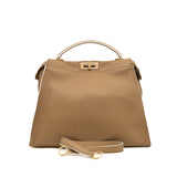thumbnail Peekaboo Bag Large Brown - L'UXE LINK