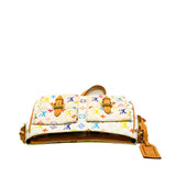 thumbnail Lodge GM In Monogram White/Multicolor Shoulder Bag GHW (Tag With Stamp) - L'UXE LINK