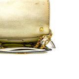 thumbnail Small Dioraddict Ivory White Canyon Grained Lambskin Flap Bag GHW - L'UXE LINK
