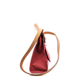 thumbnail Herbag 31 Plum Red In Canvas/Leather PHW Stamp R - L'UXE LINK