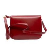 thumbnail medium classic box in gloss leather red ghw - L'UXE LINK