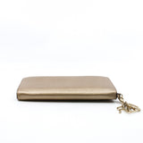 thumbnail Diorissimo Zip Long Wallet In Gold/Pink Leather GHW - L'UXE LINK