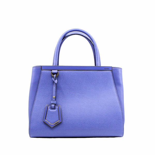 2JOURS BAG LEATHER PETITE SMALL purple GHW