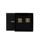 thumbnail square cc logo crystal earring in phw 2023 - L'UXE LINK
