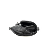 thumbnail belt bag in black lambskin phw
