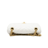 thumbnail Mini Chevron 2.55 Reissue Flap Bag Calfskin White Ghw 2022 #Cehh - L'UXE LINK