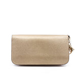 thumbnail Diorissimo Zip Long Wallet In Gold/Pink Leather GHW - L'UXE LINK