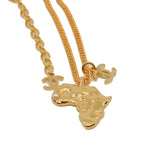 thumbnail africa necklace in ghw - L'UXE LINK