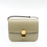 thumbnail box medium leather  light gray ghw - L'UXE LINK