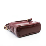 thumbnail Small Gabrielle In Red Aged Smooth Calfskin Quilted With Logo Handle Strap Limited Hobo Bag GHW Seri 30 - L'UXE LINK