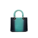 thumbnail Lady Dior Medium Blue Ombre Lizard Bag PHW - L'UXE LINK