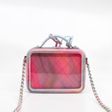 thumbnail Small Filigree PVC And Patent Leather In Pink Vanity Bag PHW Seri 29 - L'UXE LINK
