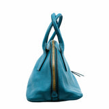 thumbnail bowling bag green blue ghw - L'UXE LINK