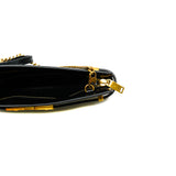 thumbnail New Pochette Manhattan Black Leather Bag GHW - L'UXE LINK