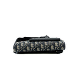 thumbnail Oblique Canvas Beige/Black Saddle Messenger Pouch Bag - L'UXE LINK