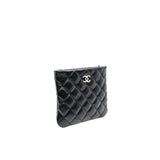 thumbnail quilted crossbody bag in black lambskin phw seri29