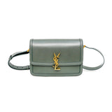 thumbnail medium solferino satchel in calfskin dark green ghw 2020