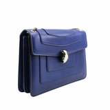 thumbnail SERPENTI DOUBLE FLAP CHAIN BAG DARK BLUE GHW - L'UXE LINK