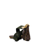 thumbnail Multi Pochette Accessoires Bag Monogram with Green Strap - L'UXE LINK