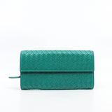 thumbnail long buckle wallet green - L'UXE LINK