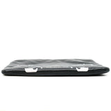 thumbnail Medium Black Lambskin Leather Cuba Car Cosmetic Case PHW Seri 23 - L'UXE LINK