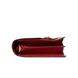 thumbnail Roulis 24cm in evercolor Leather Red GHW Stamp C - L'UXE LINK