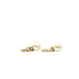 thumbnail J'Adior tribales faux pearl crystal drop earrings