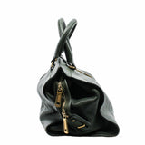 thumbnail Chyc Cabas Tote Medium green Leather Aged Gold - L'UXE LINK
