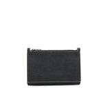 thumbnail card holder with chain leather black phw - L'UXE LINK